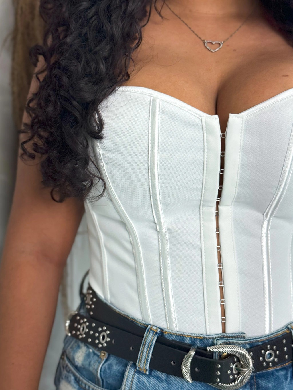 Corset Agnes Branco